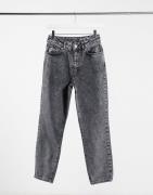Noisy May - Premium - Isobel - Højtaljede mom-jeans i grå