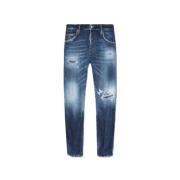 Blå Slim-Fit Jeans SS23