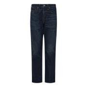 Høj Slim-Fit Japansk Selvedge Denim Jeans