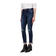 Indigo High Rise Skinny Jeans